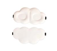 Schlafmaske Frauen Schlafende Augenbinde, 3D-Wolke, Cartoon-Wolke, Augenmaske, süße Wimpern, Schlafschatten, Augenklappe, Schlafhilfe, Augenschattenabdeckung(Beige)