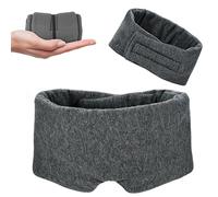 Schlafmaske für Damen und Herren- Leicht, Weich und Bequem,Verstellbare Schlafmaske Verdunkelnd für Bessere Nachtruhe, Reise & Schichtarbeit (1 Paar 70 g)