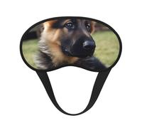 Schlafmaske für Damen und Herren, Motiv: Deutscher Schäferhund, weiche und bequeme Schlafmaske, Verdunkelung, Augenabdeckung für Reisen, Yoga, Nickerchen, Schichtarbeit