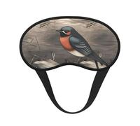 Schlafmaske für Damen und Herren, Scheunenschwalbe in Graphit, weich und bequem, Schlafmaske, Verdunkelung, Augenabdeckung für Reisen, Yoga, Nickerchen, Schichtarbeit