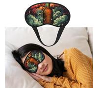 Schlafmaske für Damen und Herren, Verdunkelungs-Augenmasken zum Schlafen, Augenbinde, Bier-Schlafmaske, Seitenschläfer-Augenabdeckung für Meditation, lichtblockierend, Reiseutensilien