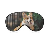Schlafmaske für Hunde, Corgi, Schlafmaske mit verstellbarem Riemen, Augenbinde, Reise-Augenschutz, Augenmaske, Augenabdeckung, weiche Lidschatten-Patches zum Schlafen und Yoga