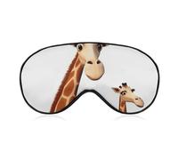 Schlafmaske für Männer und Frauen, Giraffen-Augenmaske zum Schlafen, bequeme Augenbinde, Augenabdeckung mit verstellbarem Riemen für Reisen, Yoga, Nickerchen, Schichtarbeit