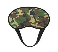 Schlafmaske für Seitenschläfer, militärisches Camouflage-Muster, niedliche Verdunkelung, Augenmaske, Schattierungen, Abdeckung für Zuhause oder auf Reisen