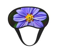 Schlafmaske für Seitenschläfer, Motiv: violette Blume, Cup-Form, Verdunkelung, Augenmaske, Schattierungen, Abdeckung für Damen und Herren