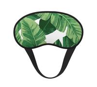 Schlafmaske für Seitenschläfer, niedliche grüne Palmenblätter, niedliche Verdunkelung, Augenmaske, Abdeckung für Zuhause oder Reisen