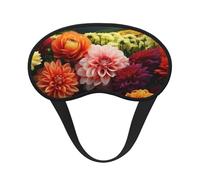 Schlafmaske für Seitenschläfer, schöne bunte Blumen, lichtblockierende Nachtmasken zum Schlafen, Augenmaske für Damen und Herren, Augenabdeckung, weicher, bequemer Augenschatten für Reisen, Nickerchen