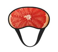 Schlafmaske für Seitenschläfer, Seide, Schlafmasken mit Gummiband, superweich, Augenschlaf Schattenabdeckung, reife Grapefruitscheibe, Verdunkelung, Nacht-Augenbinde für Damen und Herren, Reisen