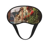 Schlafmaske für Seitenschläfer, Seide, Schlafmasken mit Gummiband, superweich, Augenschlaf Schattenabdeckung, schöne Italien-Verdunkelung, Nacht-Augenbinde für Damen und Herren, Reisen