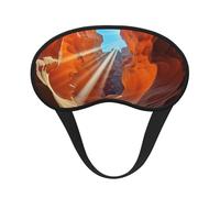 Schlafmaske für Seitenschläfer, Seide, Schlafmasken mit Gummiband, superweich, Augenschutz, Antilope, Canyon, Verdunkelung, Nacht-Augenbinde, für Damen und Herren, Reisen