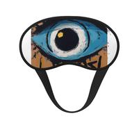 Schlafmaske für Seitenschläfer, Seiden-Augenmasken, superweich, mit elastischem Band, Verdunkelung, Augenmaske, böser Blick, Nacht-Augenbinde für Damen und Herren, Reisen