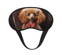 Schlafmaske für Seitenschläfer, Seiden-Augenmasken, superweich, mit elastischem Band, Verdunkelung, Augenmaske, Pudel, Nacht-Augenbinde für Damen und Herren, Reisen