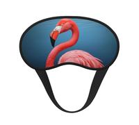 Schlafmaske für Seitenschläfer, Seiden-Augenmasken, superweich, mit elastischem Band, Verdunkelung, Schlafmaske, Tier, Flamingo, Nacht-Augenbinde, für Damen und Herren, Reisen