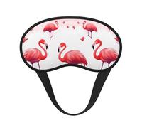 Schlafmaske für Seitenschläfer, Seiden-Schlafmasken mit elastischem Band, superweich, Augen-Schlafschutz, schöne Flamingos, Verdunkelung, Nacht-Augenbinde für Damen und Herren, Reisen