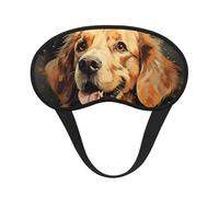 Schlafmaske Golden Retriever, Augenmaske zum Schlafen, Verdunkelung, für Männer und Frauen, Schlafmaske, bequeme Augenbinde, Augenmaske für Nachtschlaf, Reisen, Nickerchen, Büro