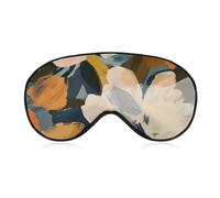 Schlafmaske in warmem Erdton, Augenmaske, Augenmasken für Schlafmasken für Damen und Herren, Reiseaugenmaske, verstellbare Schlafmaske, Schlafmaske, Verdunkelung, niedliche Schlafmaske