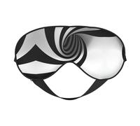 Schlafmaske mit abstrakten Kreisen, Augenmaske zum Schlafen, voll verstellbarer Riemen, Augenabdeckungen für Damen/Herren