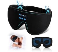 Schlafmaske mit Bluetooth-Kopfhörern, 3D-Schlafmaske, kabellose Musik-Augenmaske zum Schlafen von Seiten-/Rückenschläfern, Schlafkopfhörer