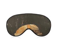 Schlafmaske mit Brot im Korb, Augenmaske, Augenmasken für Schlafmasken für Damen und Herren, Reiseaugenmaske, verstellbare Schlafmaske, Schlafmaske, Verdunkelung, niedliche Schlafmaske