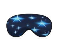 Schlafmaske mit Cartoon-Sternen, Augenmasken für Schlafmaske, Schlafmasken für Damen und Herren, Schlafmaske, Verdunkelung, verstellbare Schlafmaske, Reiseaugenmaske, Seitenschläfer-Augenmaske