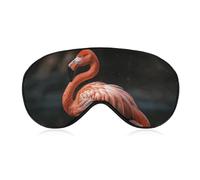 Schlafmaske mit Flamingo im Wasser, weich, bequem, Augenmaske mit verstellbarem Riemen, Augenschutz, Augenschatten für Männer und Frauen, Arbeit, Reisen