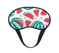 Schlafmaske mit Früchten, Wassermelonen-Druck, für Seitenschläfer, niedliche Verdunkelung, Augenmaske, Schattierungen, Abdeckung für Zuhause oder Reisen