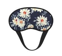 Schlafmaske mit Gänseblümchen-Aufdruck, für Seitenschläfer, niedliche Verdunkelung, Augenmaske, Abdeckung für Zuhause oder Reisen