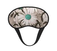 Schlafmaske mit Gänseblümchen-Aufdruck, für Seitenschläfer, niedliche Verdunkelung, Augenmaske, Abdeckung für Zuhause oder Reisen