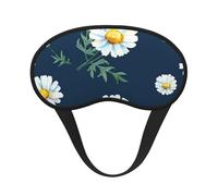 Schlafmaske mit Gänseblümchen-Aufdruck, für Seitenschläfer, niedliche Verdunkelung, Augenmaske, Abdeckung für Zuhause oder Reisen