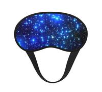 Schlafmaske mit Galaxie-Stern-Aufdruck, für Seitenschläfer, niedliche Verdunkelung, Augenmaske, Schattierungen, Abdeckung für Zuhause oder Reisen