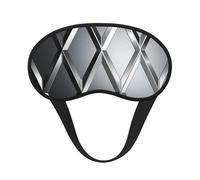Schlafmaske mit geometrischer Figur, für Damen und Herren, weiche und bequeme Schlafmaske, Verdunkelung, Augenabdeckung für Reisen, Yoga, Nickerchen, Schichtarbeit