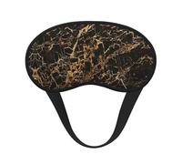 Schlafmaske mit goldfarbenem Marmor-Druck, für Seitenschläfer, niedliche Verdunkelung, Augenmaske, Schattierungen, Abdeckung für Zuhause oder Reisen