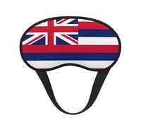 Schlafmaske mit Hawaii-Flagge, für Seitenschläfer, niedliche Verdunkelung, Augenmaske, Schattierungen, Abdeckung für Zuhause oder Reisen