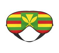 Schlafmaske mit Hawaii-Flagge, glatt, weich, verstellbare Schattierung, Augenbinde, Augenmaske für Ausruhen, Reisen