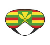 Schlafmaske mit Hawaii-Flagge, verstellbar, glatt, weich, Augenmaske, Schattierung, Augenbinde, Augenmaske für Ausruhen, Reisen
