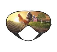 Schlafmaske mit Huhn, glatt, weich, verstellbar, Schattierung, Augenbinde, Augenmaske für Ausruhen, Reisen