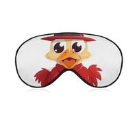 Schlafmaske mit Huhn, Schlafmaske, Augenmasken zum Schlafen, Schlafmasken für Damen und Herren, Schlafmaske, Verdunkelung, verstellbare Schlafmaske, Reiseaugenmaske, Seitenschläfer-Augenmaske