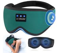 Schlafmaske mit Kopfhörer Schlafkopfhörer Bluetooth V5.4, Null Augendruck 3D Augenmaske für Frauen Herren,Augenabdeckung zum Schlafen Schlafbrille Seitenschläfer mit Mikrofon für Reisen/Meditation