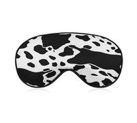 Schlafmaske mit Kuh-Aufdruck, Augenmasken für Schlafmaske, Schlafmasken für Damen und Herren, Schlafmaske, Verdunkelung, verstellbare Schlafmaske, Reiseaugenmaske, Seitenschläfer-Augenmaske