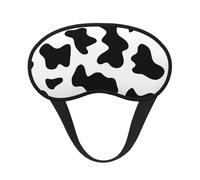 Schlafmaske mit Kuh-Druck, Schlafmaske für Damen und Herren, für totale Dunkelheit, reduziert geschwollene Augenmaske