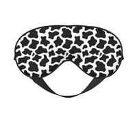 Schlafmaske mit Kuhdruck, Augenmasken für Schlaf, doppelseitig, Schlafmasken für Damen und Herren, Verdunkelung, Augenabdeckungen zum Schlafen, Reisen