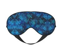 Schlafmaske mit Meeresschildkröte, glatt, weich, verstellbar, Schattierung, Augenbinde, Augenmaske für Ausruhen, Reisen