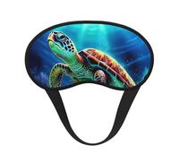 Schlafmaske mit Meeresschildkröten, Diamantmalerei, Schlafmaske für Damen und Herren, Augenmaske zum Schlafen, lichtblockierend, Schlafmaske mit elastischem Band, Augenbinde für Flugreise, weich,