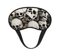 Schlafmaske mit mexikanischem Totenkopf-Druck, für Seitenschläfer, niedliche Verdunkelung, Augenmaske, Schattierungen, Abdeckung für Zuhause oder Reisen