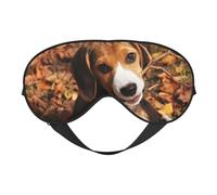 Schlafmaske mit niedlichem Beagle-Druck, Augenbinde, weicher Augenschutz für Damen und Herren, für Reisen, Nickerchen, Meditation
