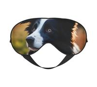 Schlafmaske mit niedlichem Hundeaufdruck, Augenbinde, weicher Augenschutz für Damen und Herren, für Reisen, Nickerchen, Meditation