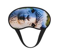 Schlafmaske mit niedlichem Lama-Druck, für Seitenschläfer, Cup-Form, Verdunkelung, Augenmaske, Schattierungen, Abdeckung für Damen und Herren