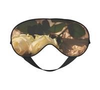 Schlafmaske mit romantischen Rosen, Augenmaske zum Schlafen, voll verstellbarer Riemen, Augenabdeckungen für Damen/Herren