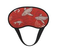 Schlafmaske mit rotem Meer, Tieraugenmaske zum Schlafen, Verdunkelung, Augenschutz, für Männer und Frauen, Schlafmaske, bequeme Augenbinde, Augenschatten für Nachtschlaf, Reisen, Nickerchen, Büro