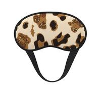 Schlafmaske mit Tier-Leopardenmuster, Augen-Schlafmaske für Damen und Herren, für totale Dunkelheit, reduziert geschwollene Augenmaske